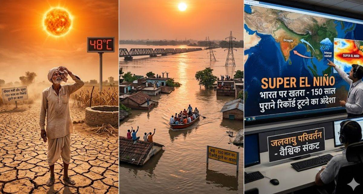 जलवायु आपातकाल: 'सुपर अल नीनो' का खौफनाक रूप, भारत में हजारों मौतों की चेतावनी