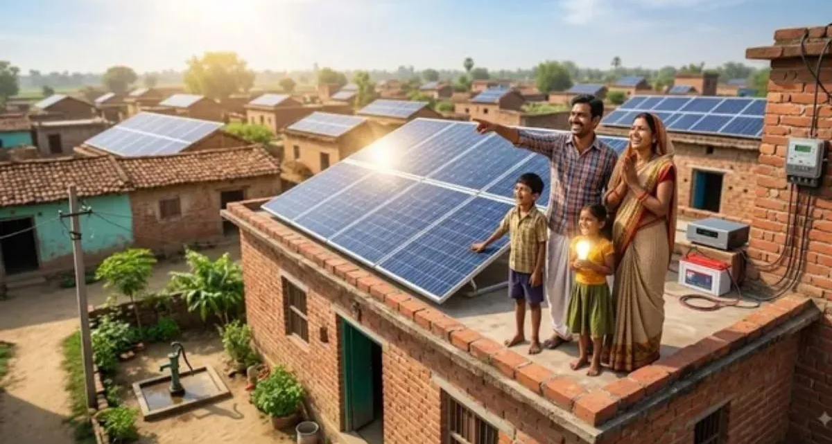 सूरज की रोशनी और आत्मनिर्भर भारत: विकेंद्रीकृत सौर ऊर्जा से बदलती ग्रामीण तस्वीर