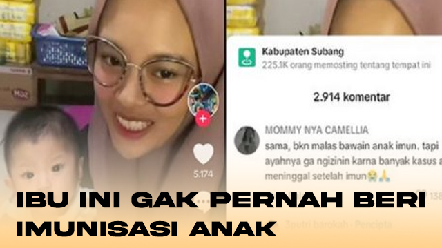 Ibu Ini Gak Pernah Beri Imunisasi Anak jagat maya dihebohkan dengan video seorang ibu yang mengaku tidak pernah memberikan imunisasi kepada anaknya.